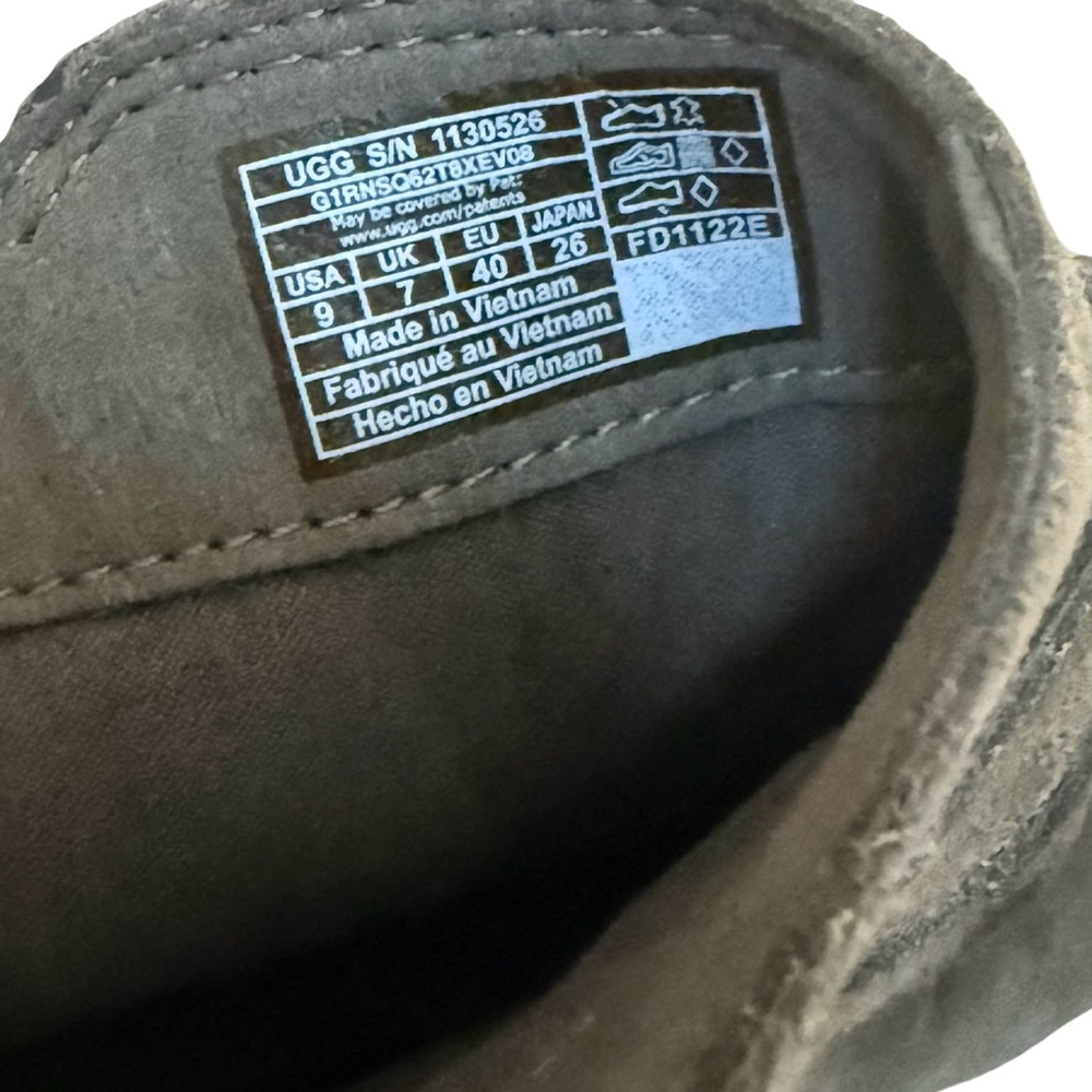 UGG Women's Josefene Green Suede Ankle Boots! Size 9! - Picture 12 of 13